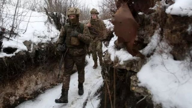 Ukrainian soldiers