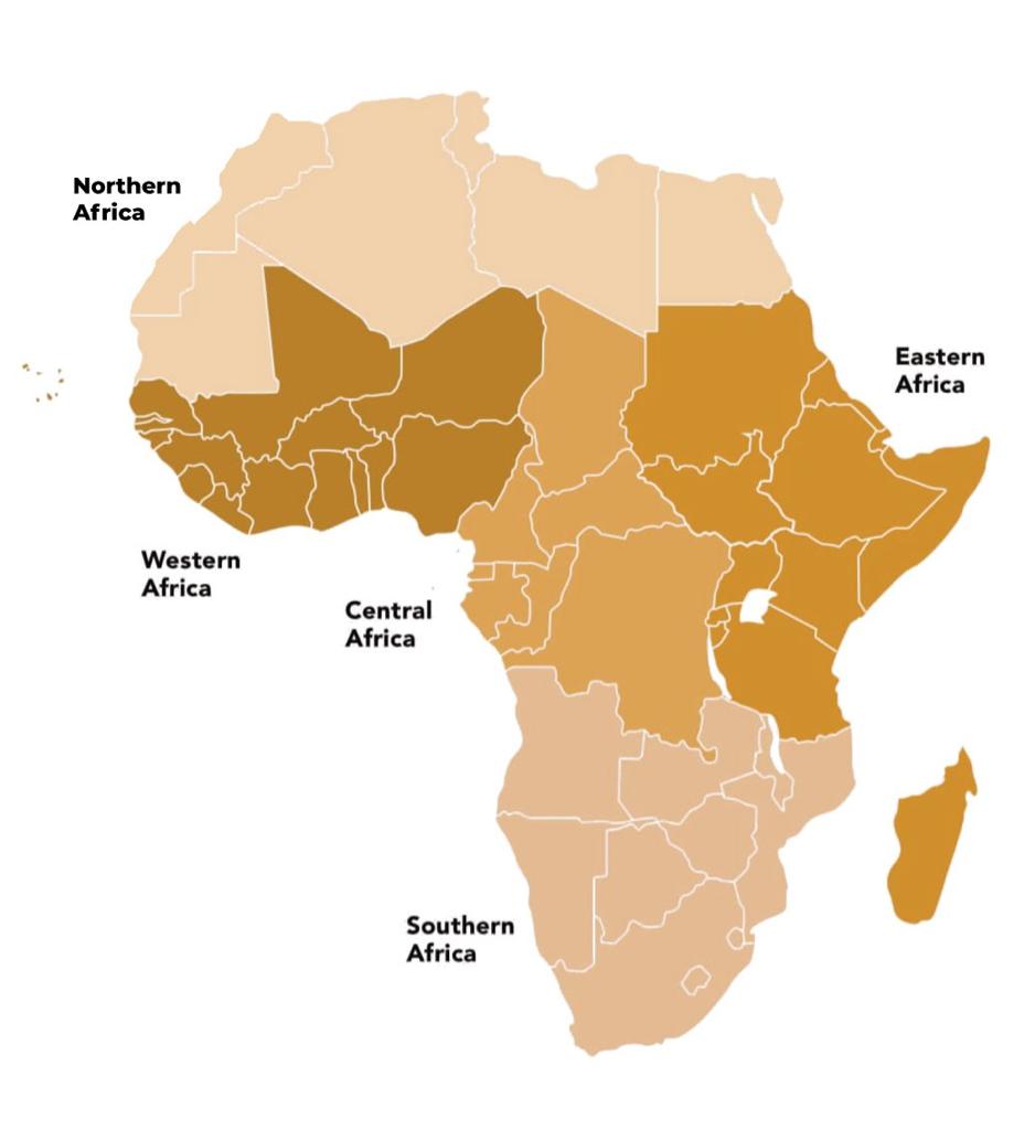 Regions of Africa UCLG 