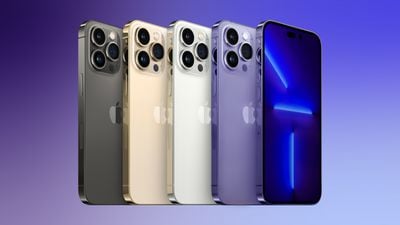 iPhone 14 Pro lineup feature purple