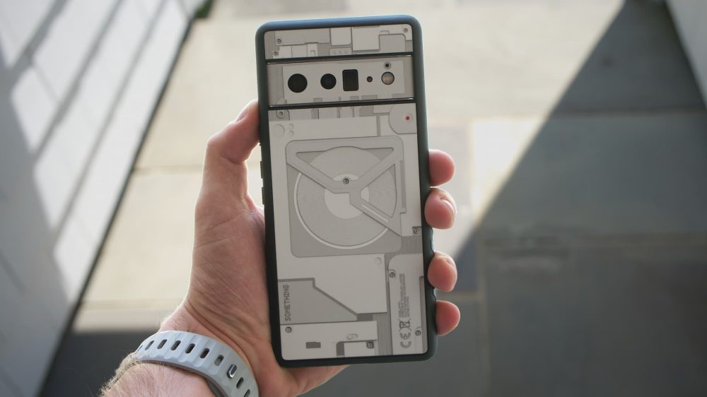 dbrand something save grip on pixel 6 pro