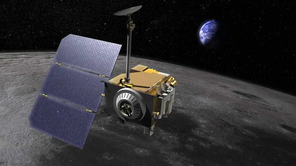 Orbital artist concept for lunar reconnaissance