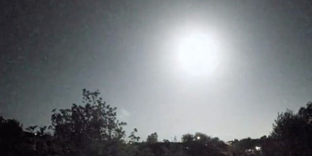 The fireball burned up after entering the atmosphere over central Texas.  